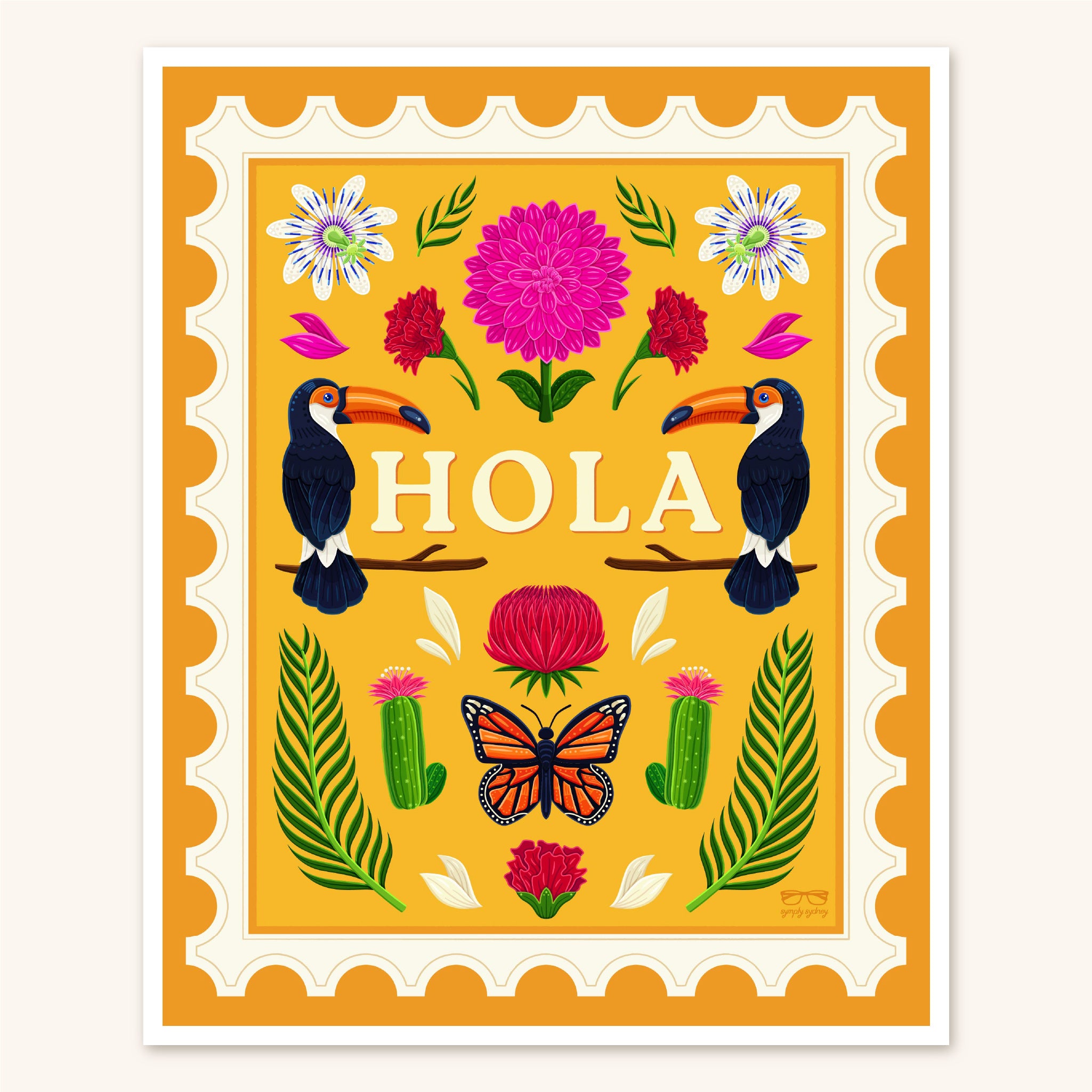¡Hola! Art Print
