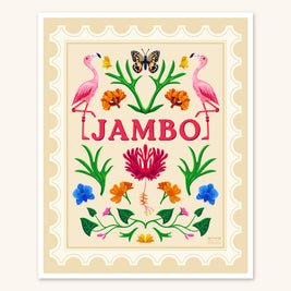 Jambo! Art Print