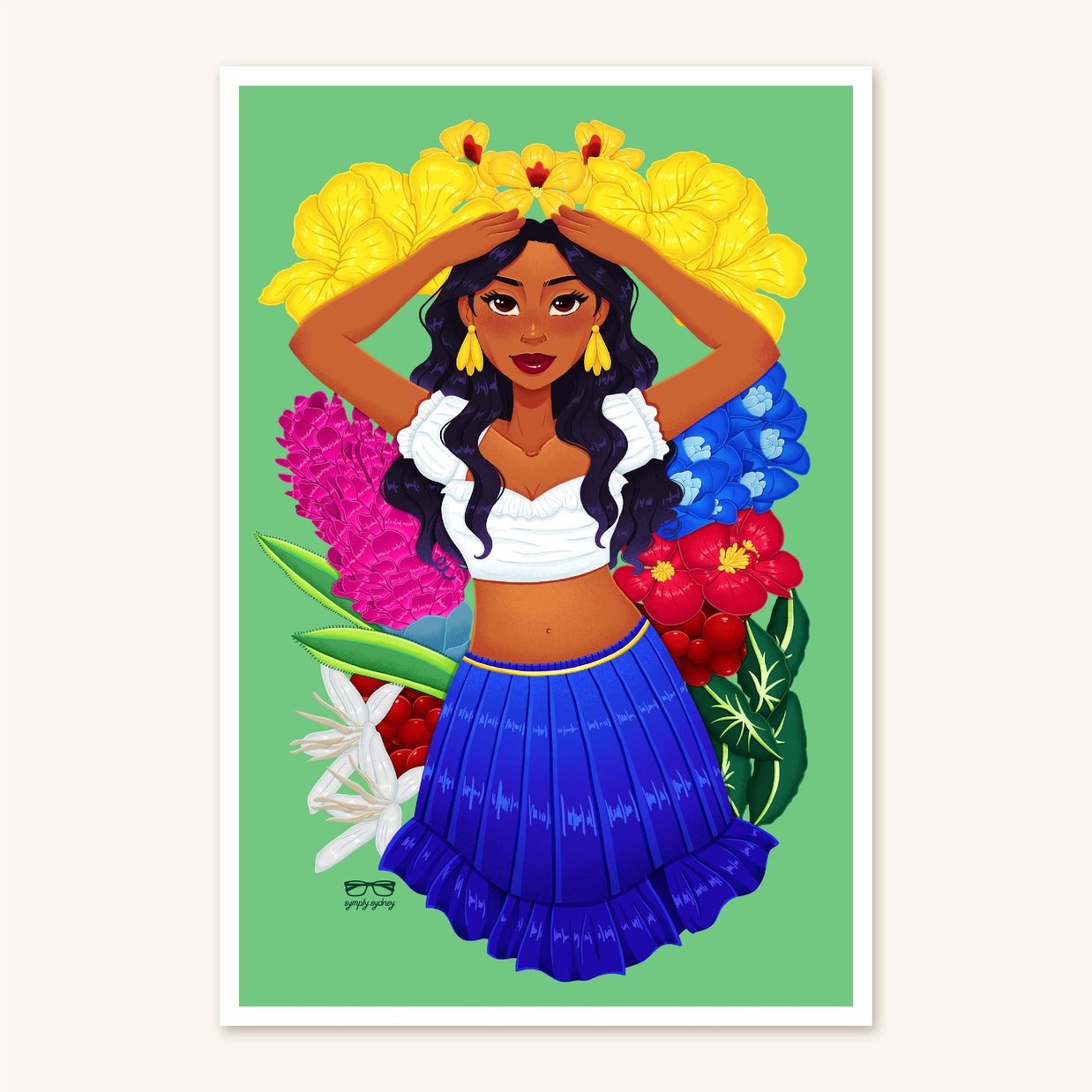 Brazil Flora Art Print