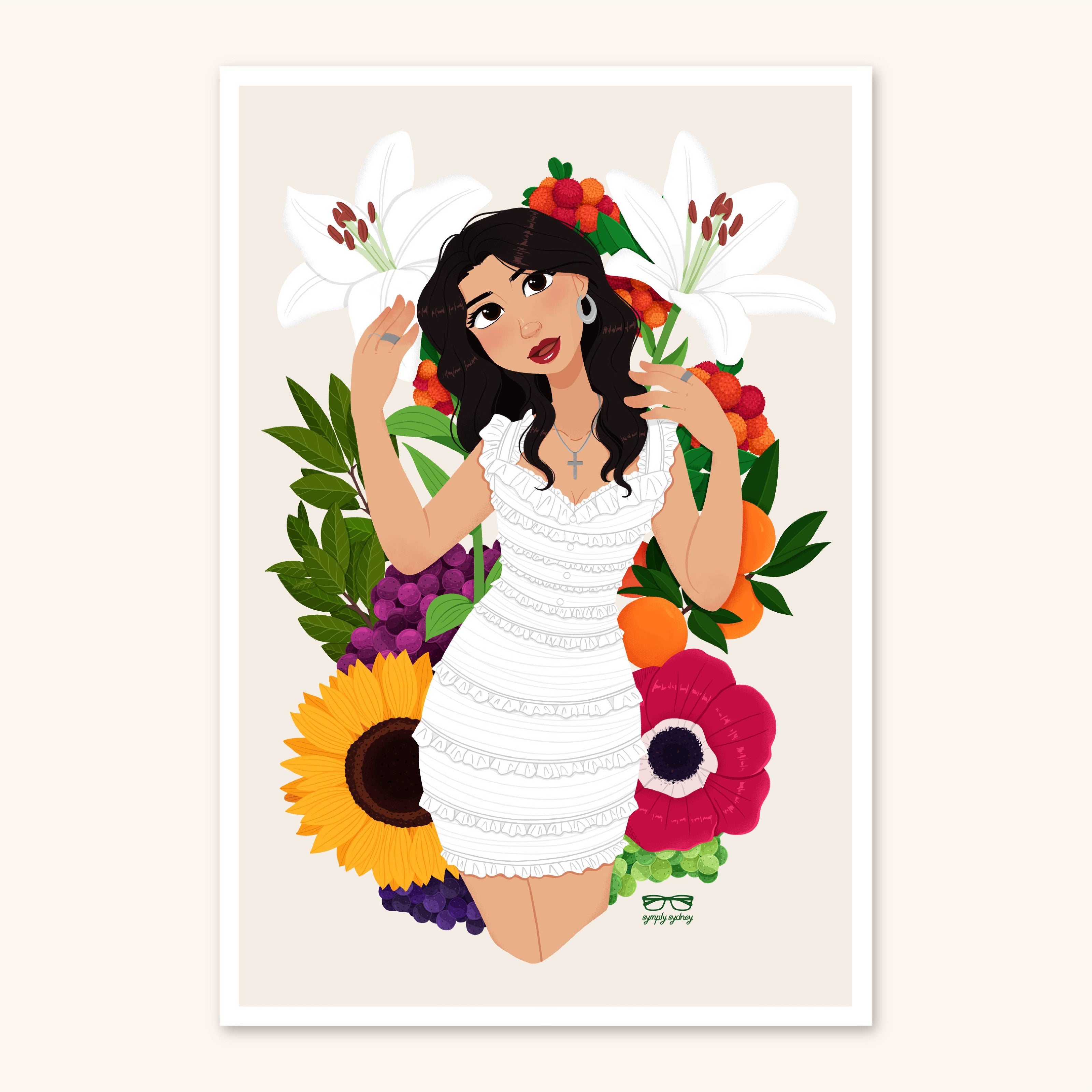 Italy Flora Art Print