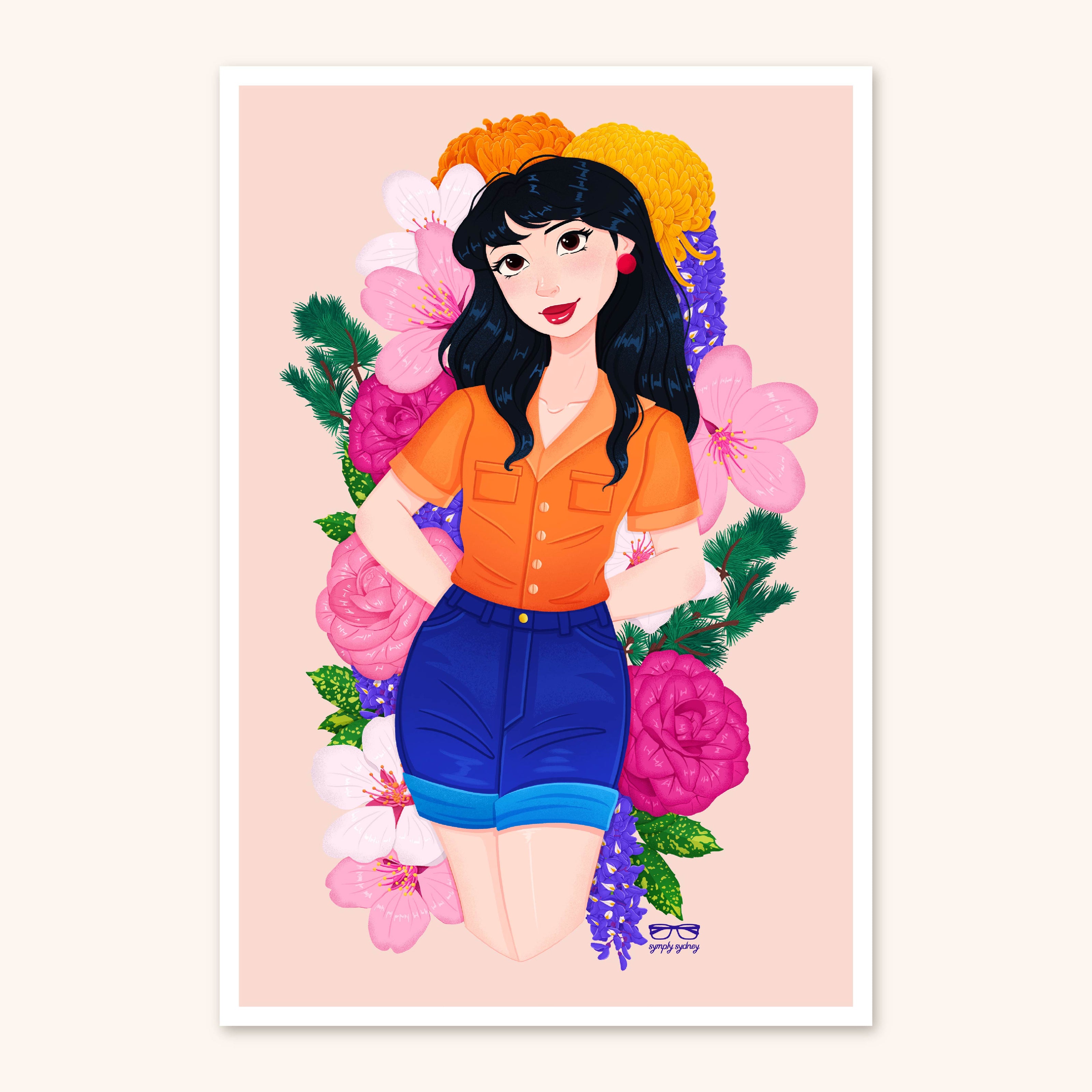 Japan Flora Art Print