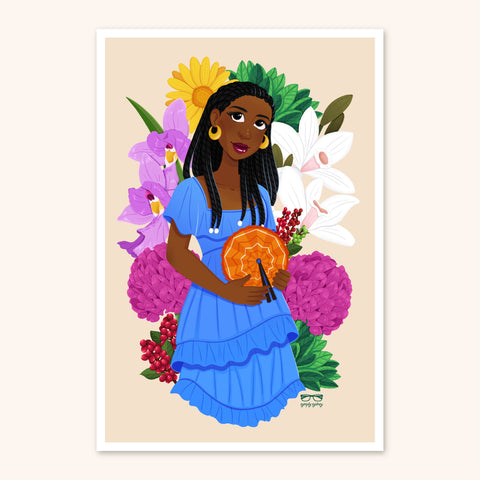 Kenya Flora Art Print