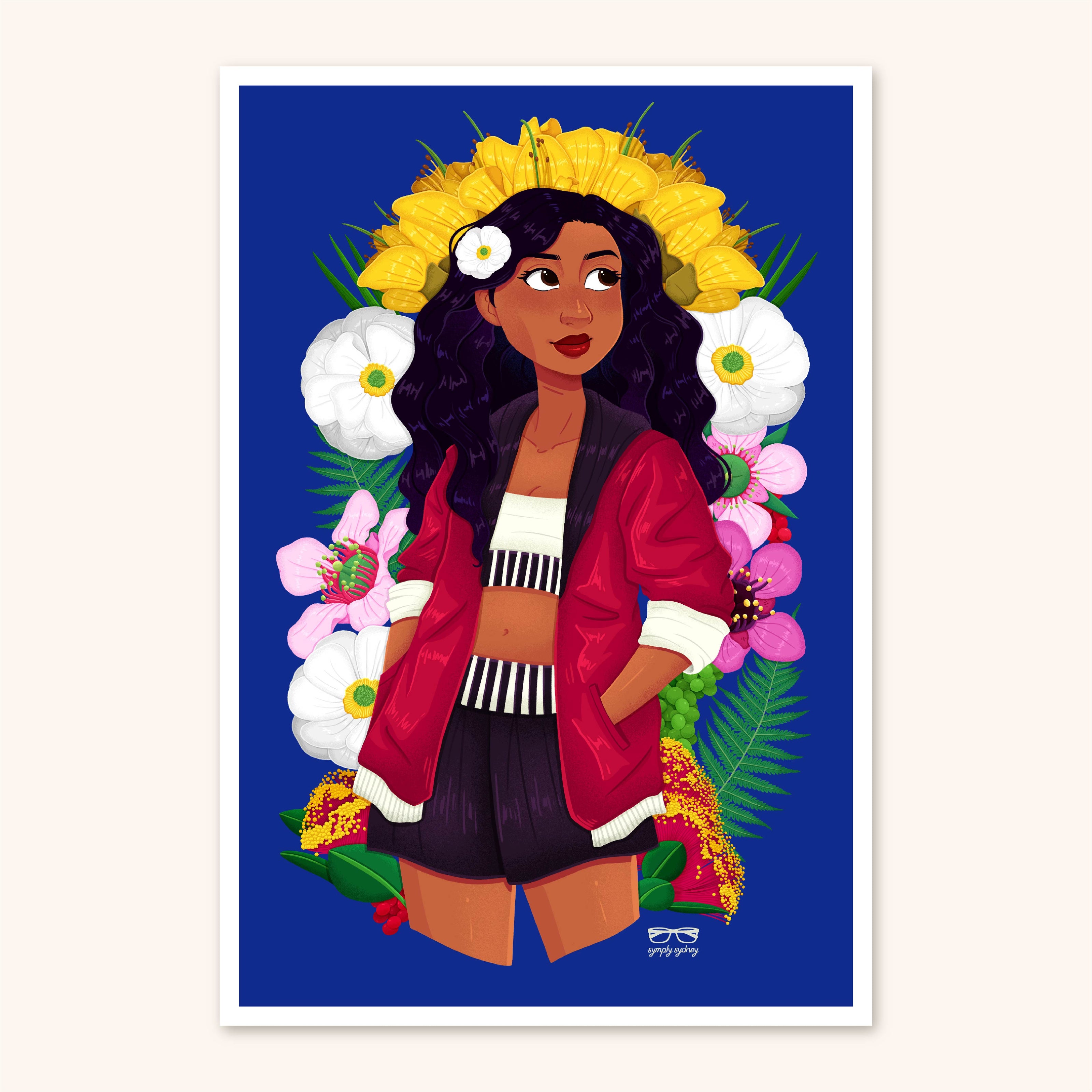 New Zealand Flora Art Print