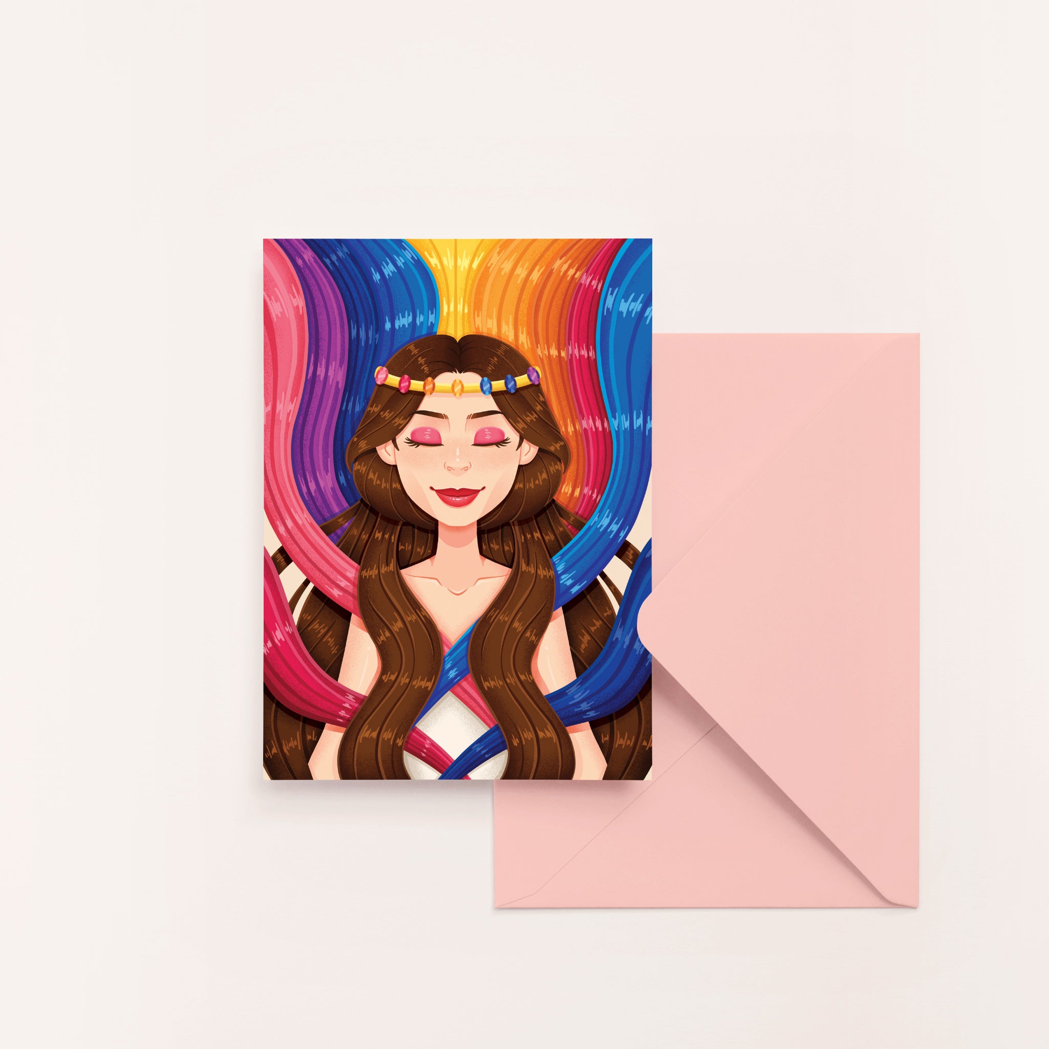 Aurea Blank Greeting Card
