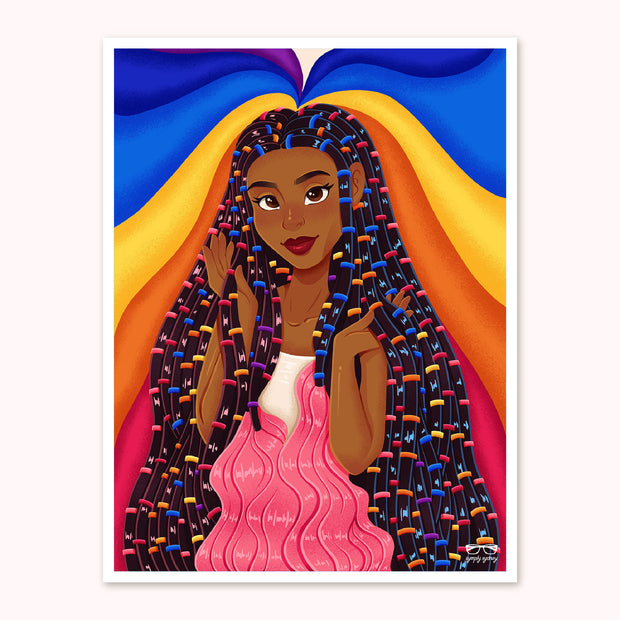 Trails - Tress Art Print