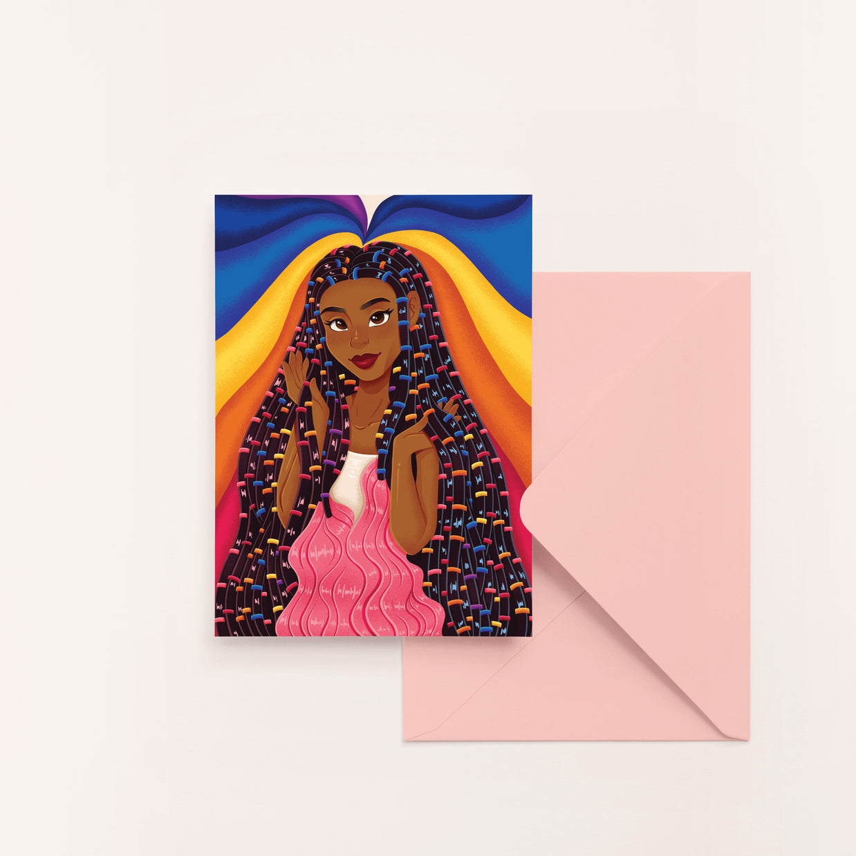 Tress Blank Greeting Card