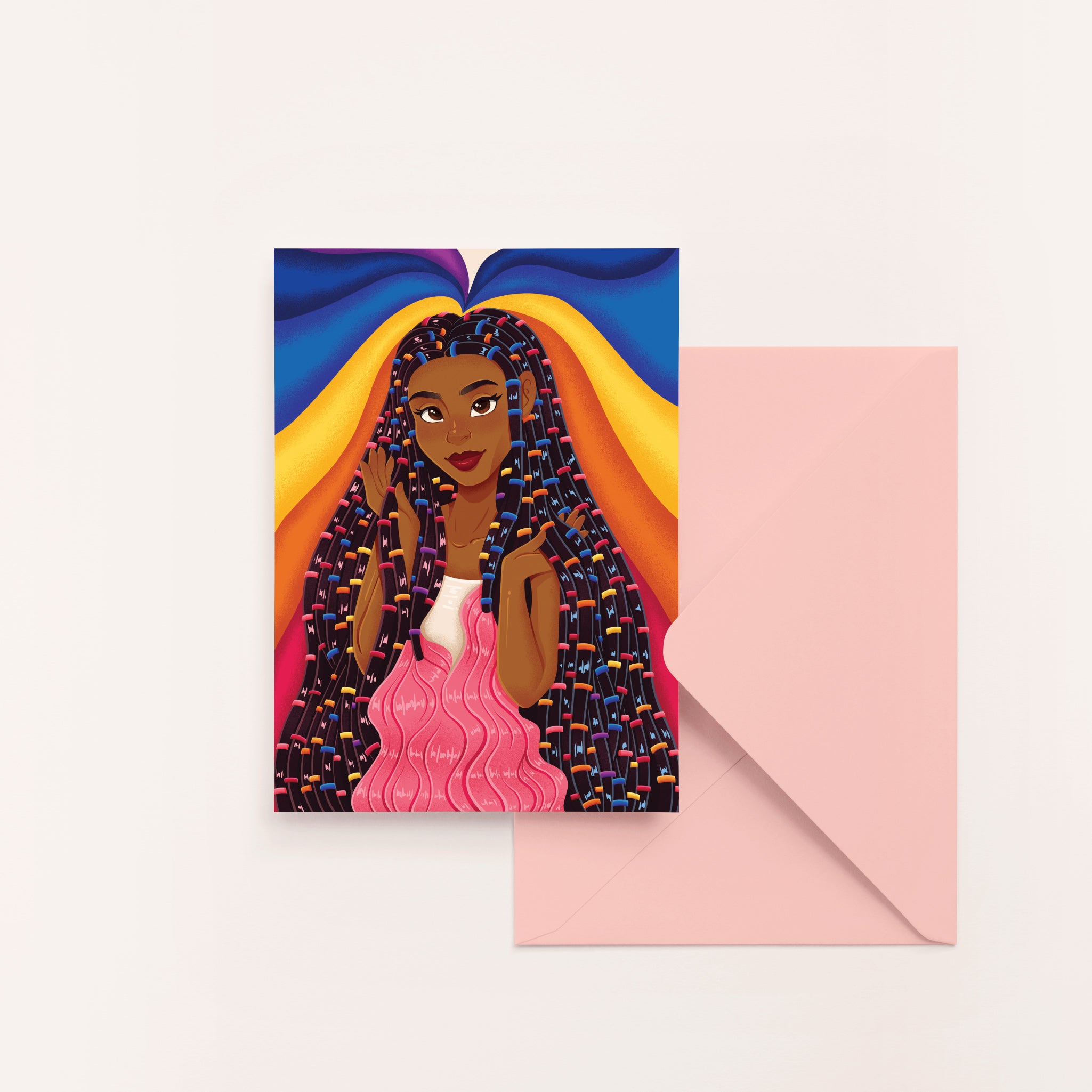 Tress Blank Greeting Card